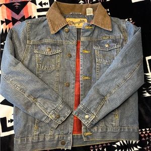 Boys Wrangler denim jacket size medium